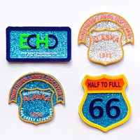 Vente en gros personnalisé patchs à paillettes pour vêtements patchs à paillettes pour la broderie de l'alphabet pour vêtements