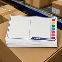Label Printer Thermal Tahan Air 100x150mm Label Pengiriman Perekat Multi Lapis Stiker Gulungan Kustom