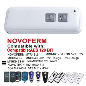 100% Compatible avec NOVOFERM AES 128 BIT Code <span class=keywords><strong>Garage</strong></span> Télécommande 2 Boutons Porte Ouvre-Porte - Product Image 3