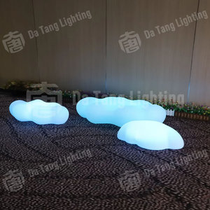 ไฟประดับตกแต่งรูปเมฆสำหรับคริสต์มาสและฮาโลวีน พร้อมไฟ LED ส่องสว่างแบบนุ่มนวล เหมาะสำหรับร้านกาแฟ ร้านบูติก และพื้นที่กลางแจ้ง - Product Image 4