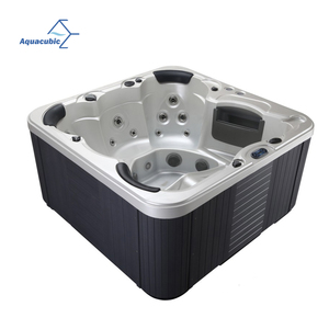 Jacuzzi Exterior <span class=keywords><strong>de</strong></span> Acrílico Aquacubic 2022 <span class=keywords><strong>Balboa</strong></span> para 4 Personas, Spa con Hidromasaje - Product Image 6
