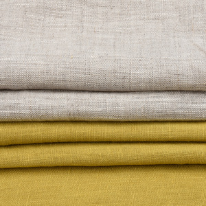 Tela Popelina 100% Lino, 120 g/m², Peso Medio, Teñido Liso, Transpirable, Material para Cojines y Textiles del Hogar - Product Image 1
