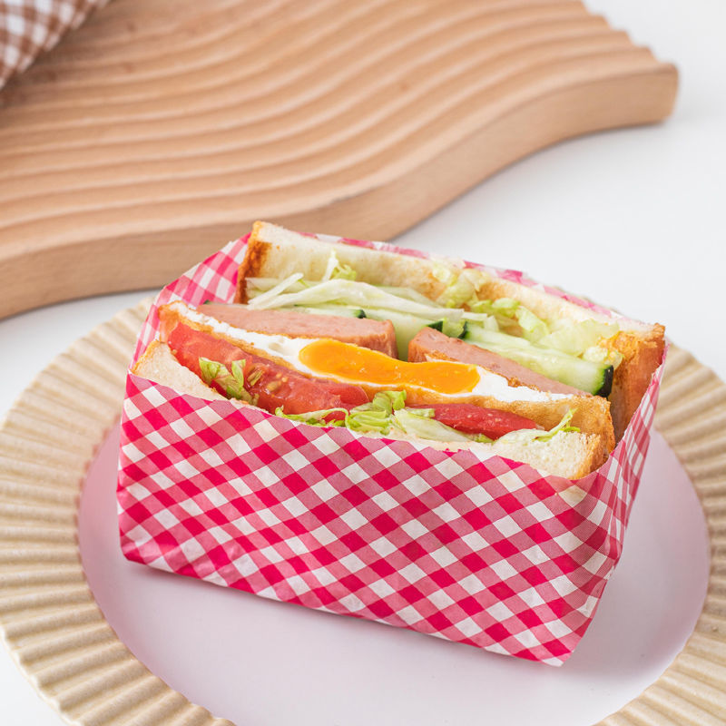 28gsm Custom Printed Logo And Size Food Wrapping Geaseproof Paper For