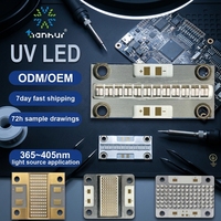 Module LED COB UV haute intensité 395nm 365nm UVA pour le durcissement des encres d'impression flexographique et le système ultraviolet de sérigraphie