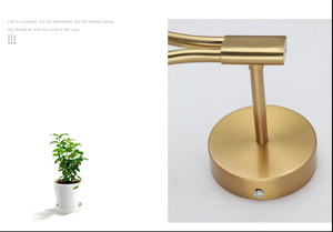 Nordic Glass Ball semplice oro lampada da parete Design moderno Hotel LED da parete da camera da letto luce decorativa staffa da comodino - Product Image 5