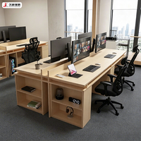 Poste de travail de bureau moderne JIUSHUN – Vente en gros de bureaux et mobilier moderne pour entreprises