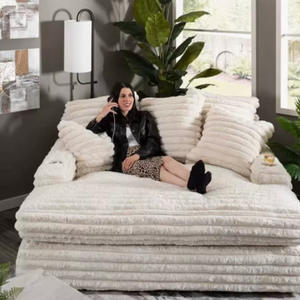 Personalizzabile, rimovibile, lavabile, sottovuoto compresso, spugna ad alta densità, pigro, oversize, Deep seding, <span class=keywords><strong>soggiorno</strong></span>, divano attico - Product Image 2