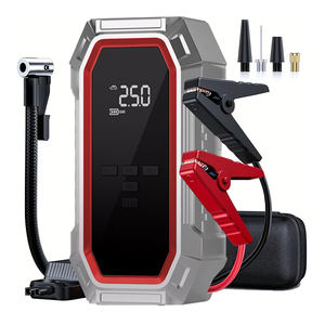 Многофункциональное автомобильное пусковое устройство с накачкой для шин 150psi, автомобильное зарядное устройство, портативное Автомобильное Стартер, воздушный компрессор высокой емкости - Product Image 1