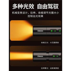 Ulanzi Optimal <span class=keywords><strong>Basket</strong></span> LM07 Lampe Flash <span class=keywords><strong>Zoom</strong></span> Photo à Température Bicolore Réglable pour Appareil Photo et Diffusion en Direct - Product Image 3