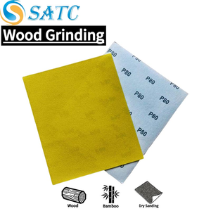 Papier abrasif en alumine <span class=keywords><strong>blanche</strong></span> fusionnée <span class=keywords><strong>sur</strong></span> papier kraft 9"x11" - 230x280mm |   Grains 40-400 pour le ponçage du <span class=keywords><strong>bois</strong></span> et la préparation des surfaces - Product Image 1
