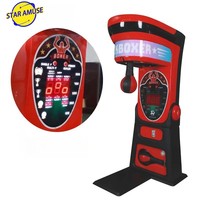 Machine de boxe arcade Dragon Fist personnalisée avec accepteur de billets et monnayeur, pour jeux de rue, version anglaise, utilisation en intérieur