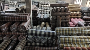 Kain-tela de franela a cuadros para camisa, algodón <span class=keywords><strong>y</strong></span> 100/<span class=keywords><strong>d</strong></span>, teñida - Product Image 6