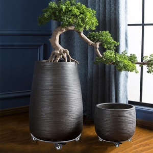 <span class=keywords><strong>Support</strong></span> de <span class=keywords><strong>plante</strong></span> <span class=keywords><strong>roulant</strong></span> en métal robuste avec roulettes, revêtement poudré, haute qualité, pour la maison et le jardin - Product Image 6