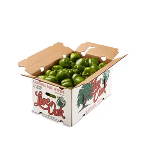 טרי capsicum אריזה חינם תיבת מיילר box עבור ירקות אריזת תיבה