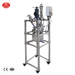 Réacteur cristallin en acier inoxydable 5L avec agitation mécanique automatique Moteur de composants de noyau de bouilloire de réaction 220V - Product Image 3