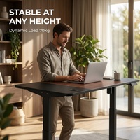Bureau d'ordinateur AOR en noyer noir, simple et silencieux, pour l'e-sport, l'apprentissage et le bureau, design moderne, panneau E0, vente en gros d'usine