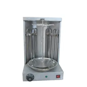 Professional Restaurant Equipment Desktop Electric Shawarma commercial lpg stainless steel doner kebab machine motor