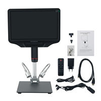Andonstar AD409 PRO 4MP 300X 10.1 "LCD Mikroskop WIFI Definisi Tinggi Mikroskop Digital Mikroskop USB untuk Penyolderan PCB