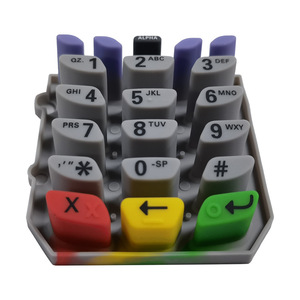 Teclado de Silicona de Repuesto Personalizado para POS Verifone VX510, Sistema de Máquina POS Verifone VX510. VX520 VX675 <span class=keywords><strong>VX680</strong></span> - Product Image 1