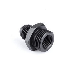 Conector automotriz AN6 a AN8 14NPT, adaptador de sistema hidráulico de aleación de aluminio negro para modificación automotriz - Product Image 3