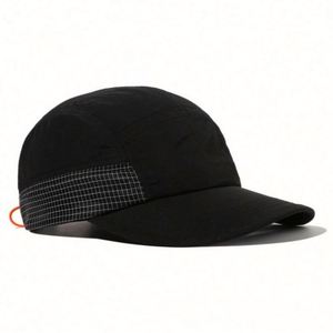 Casquette de baseball respirante à 5 panneaux avec cordon élastique, séchage rapide, visière bec de canard, couleurs assorties, pour femmes et hommes, idéale pour l'extérieur - Product Image 2