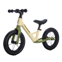 OEM ODM Vélo d'équilibre à pneu en caoutchouc de 12 pouces pour enfants Vélo à pousser standard européen et américain Fourches en alliage de magnésium et d'acier