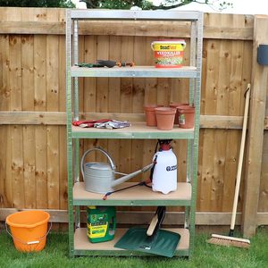 <span class=keywords><strong>5</strong></span> Tier kho Kệ nhiệm vụ nặng nề kệ lưu trữ kim loại kệ kệ cho kho - Product Image 5