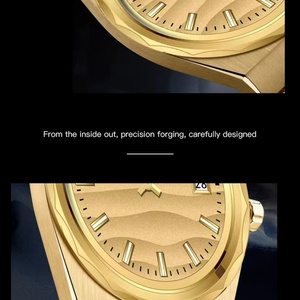 2025 New Arrivals VC222 Gold <b>Watches</b> for Men Super Slim Steel Sapphire Classic Quartz <b>Watch</b> Relogio Masculino 37MM - Product Image 5