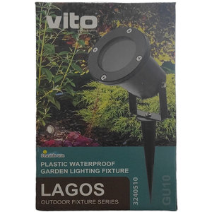 ไฟสปอตไลท์สวน Vito GU10 IP65 ขนาด 90x310 มม. สำหรับใช้งานกลางแจ้ง - Product Image 2