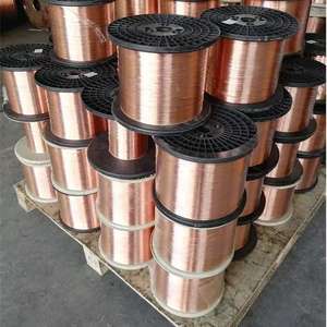 Conductor de alambre de aluminio <span class=keywords><strong>CCcam</strong></span> de 0,08mm-8,00mm con revestimiento de cobre 99.9% - Product Image 4