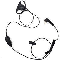 HKLN4599 HKLN4599B Micro-casque D-Style CP200D en ABS pour radios Motorola CLS1110 CLS1410 DTR620 DTR650 Remplace D