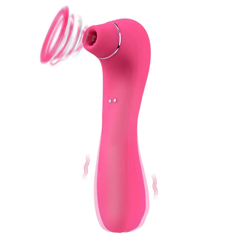 Neues Sexspielzeug für Erwachsene Klitoris saugen Rosenblatt geformte Silikon dildo lecken Saug zunge Vibrator