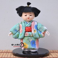 Vente en gros Geisha japonaise Kimono fille Statue poupées asiatiques Kabuki Figurine de collection pour la maison bureau décor de bureau