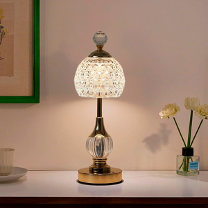 Sang trọng hiện đại nhôm bàn đèn với Vàng <span class=keywords><strong>Sphere</strong></span> <span class=keywords><strong>Shade</strong></span> cảm ứng mờ DC LED cho nhà văn phòng - Product Image 5