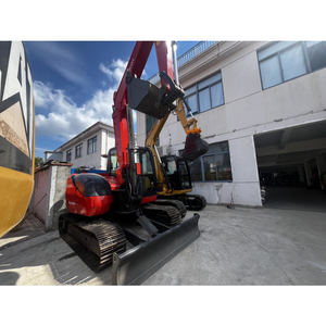 Mini-excavatrice sur chenilles d'occasion Kubota KX080-4 d'origine japonaise pour projet de construction - Product Image 5