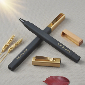 قلم حبر جاف عالي الجودة مع شعار تجاري قلم معدني أسود قابل للتخصيص ومناسب للإعلان - Product Image 5