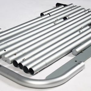 Support de toile tendue en aluminium pliable droit 8x8 pieds <span class=keywords><strong>Pan</strong></span> <span class=keywords><strong>Lou</strong></span> Si Exhibition 001 pour photomaton, encre CMYK durable - Product Image 5