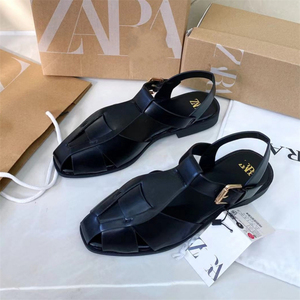 Nuovi Sandali Romani da Donna 2026, Sandali in Pelle alla Moda per Esterni, Sandali Classici Intrecciati con Cinturino Posteriore - Product Image 2