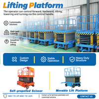 Plateforme élévatrice hydraulique robuste de 4 m, capacité de levage de 0,5 tonne, avec rail de guidage, pour la manutention de marchandises en entrepôt et en mezzanine