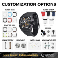 Montres de sport de luxe légères pour hommes Montres mécaniques automatiques ultra-légères Montres pour hommes tendance d'affair