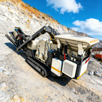 Trituradora de Piedra Móvil para Ríos, para la Regulación de Canales Fluviales, con Protección IP65 a Prueba de Agua, Funcionamiento Estable, Equipo de Minería