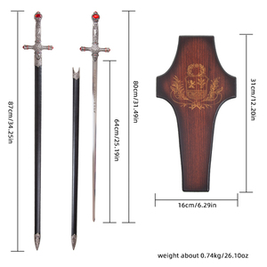 Película Harry Potter Arma Réplica Gordic <span class=keywords><strong>Gryffindor</strong></span> Espada con Vaina - Product Image 2