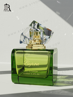 Flacon de parfum en verre de luxe en gros pour fabricants - Bouteille en verre de 100 ml avec logo personnalisé