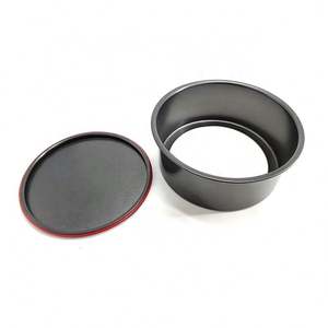 Boîtes <span class=keywords><strong>à</strong></span> gâteau de 6/7/8 pouces <span class=keywords><strong>plat</strong></span> rond profond cuisson poêle <span class=keywords><strong>à</strong></span> frire faire gâteau en mousseline de soie Charlotte avec fond détachable - Product Image 5