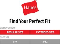 Pour Hanes Femmes Cheville-Longueur No Show Chaussettes Doux Évacuation De L'humidité Tricoté Usage Quotidien Chaussettes 10-14-Packs Disponible Corps pour le Printemps