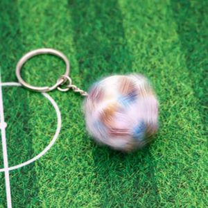 Llavero de Club de Fútbol Impreso en 3D Ecológico al por Mayor, Llavero de Goma Suave con Mosquetón, Impresión UV, Camiseta de Fútbol de Dibujos Animados, Aleación - Product Image 6