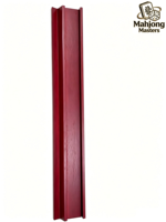 Support de tuiles de mahjong en bois massif rouge foncé avec pousseurs magnétiques de qualité supérieure, ensemble d'accessoires portables pour table de jeu de divertissement