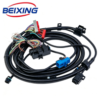 Faisceau de câblage autonome BeiXing A00073 avec gaine en PVC rouge/bleu pour moteurs PCM GM Vortec 5.3 6.0 LS – Câbles de commande personnalisés