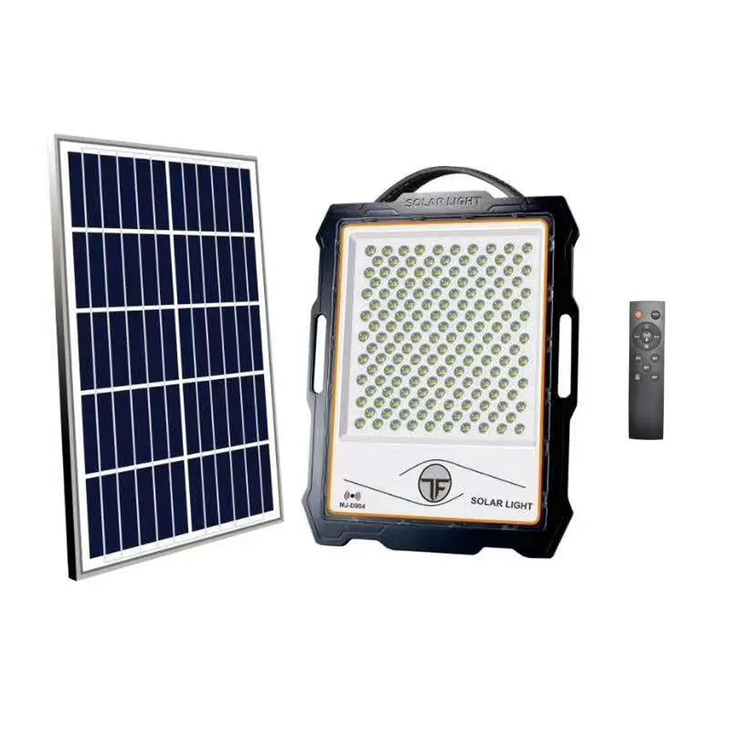 Commercial Industry 4.0 High Quality Ip67 Automatic 100w 200w 300w 400w 600w Lithium Battery Reflector Flood Light Led Solar
