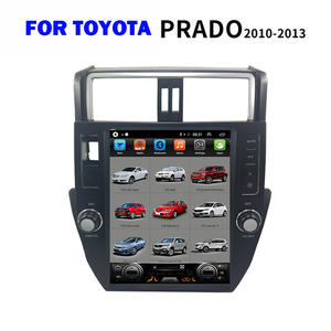 Per Toyota Land Cruiser Prado 150 2010 - 2013 Car Android Radio Multimedia Video Player di Navigazione 2din 2 din <span class=keywords><strong>Tesla</strong></span> Stile <span class=keywords><strong>Auto</strong></span> - Product Image 4